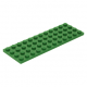 LEGO lapos elem 4x12, zöld (3029)